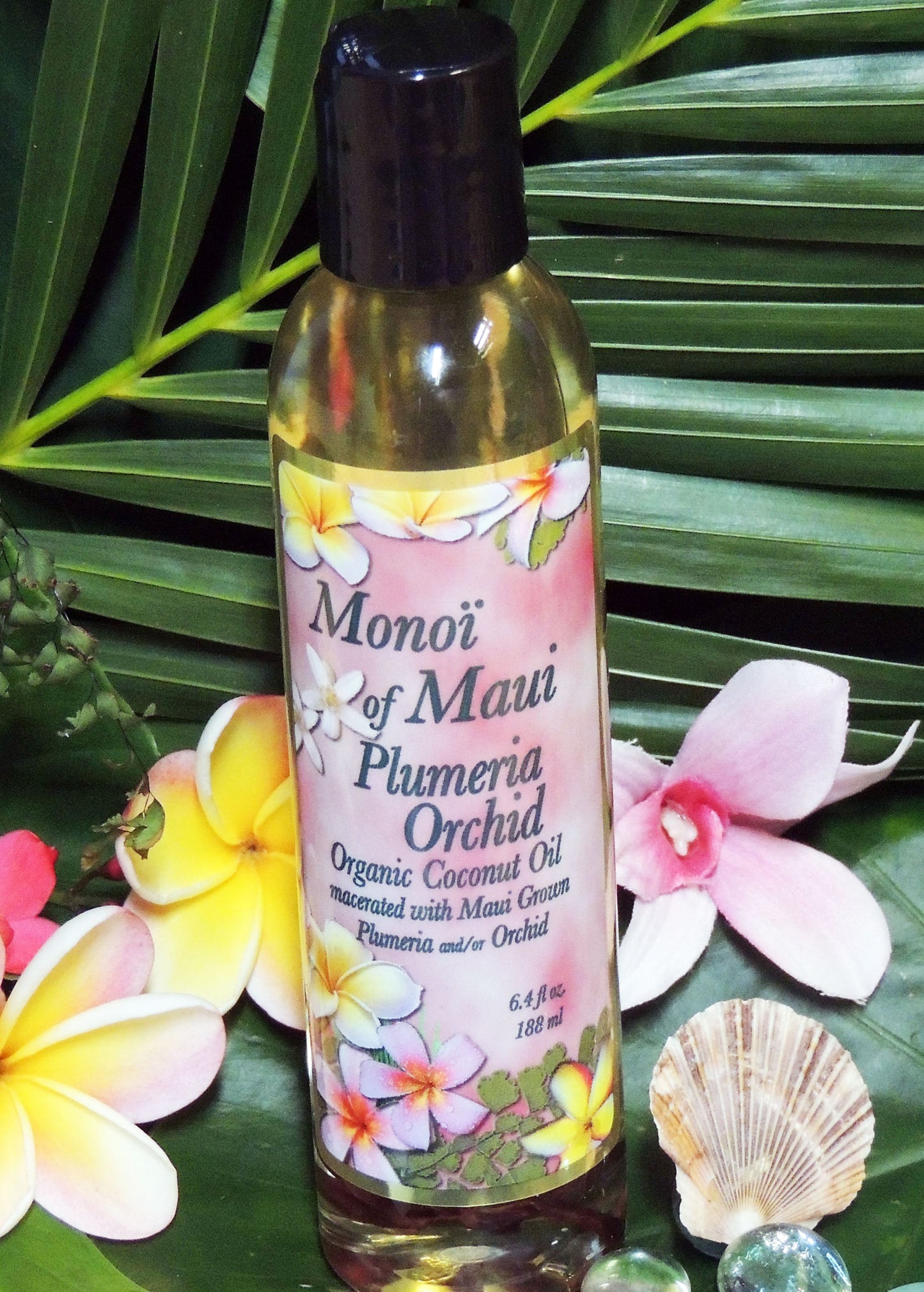 Organic Monoi Oil 6.4 Oz    (Four Types are Available!)